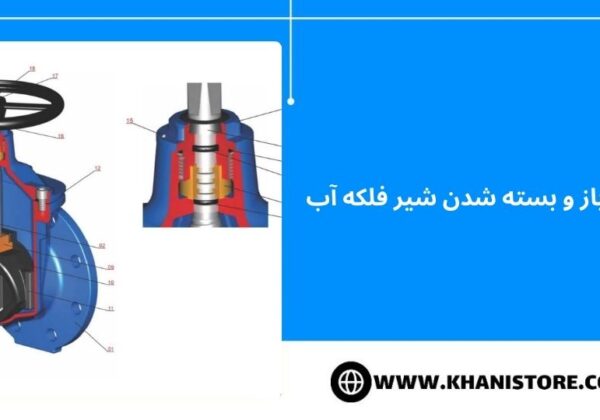 جهت باز و بسته شدن شیر فلکه آب